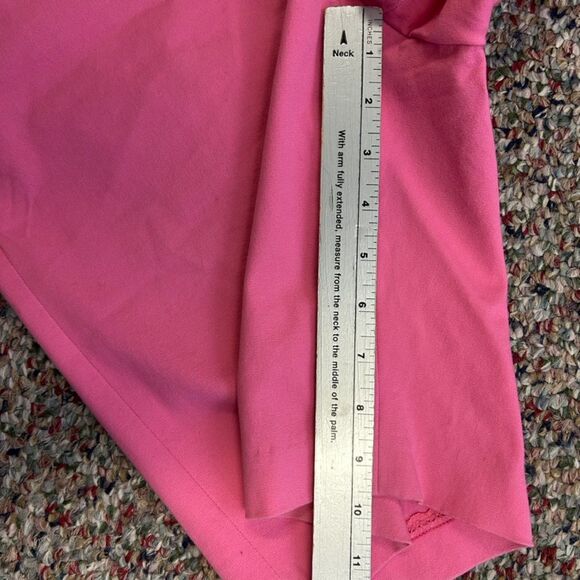 J. McLaughlin Bright Pink Twill Mid-Rise Bermuda Length Chino-Style Shorts Sz 6 - Picture 14 of 14